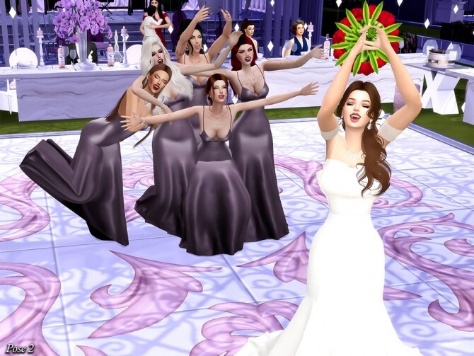 Wedding party pose pack by Beto_ae0 at TSR » Sims 4 Updates