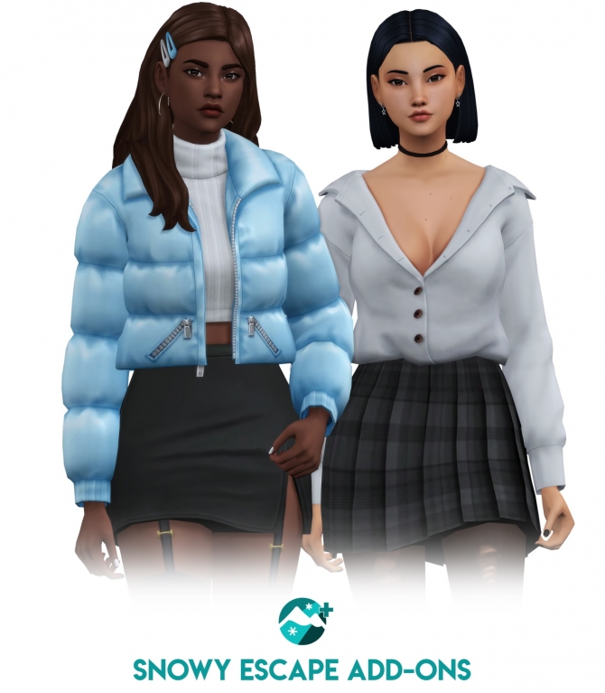 Sims Snowy Escape Recolors