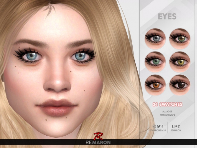 Realistic Eye N15 All Ages By Remaron At Tsr Sims 4 Updates