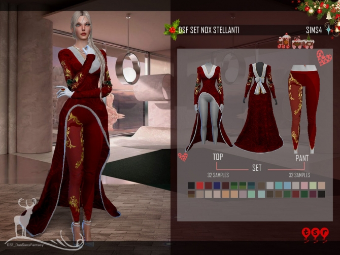 DSF SET NOX STELLANTI By DanSimsFantasy At TSR Sims 4 Updates