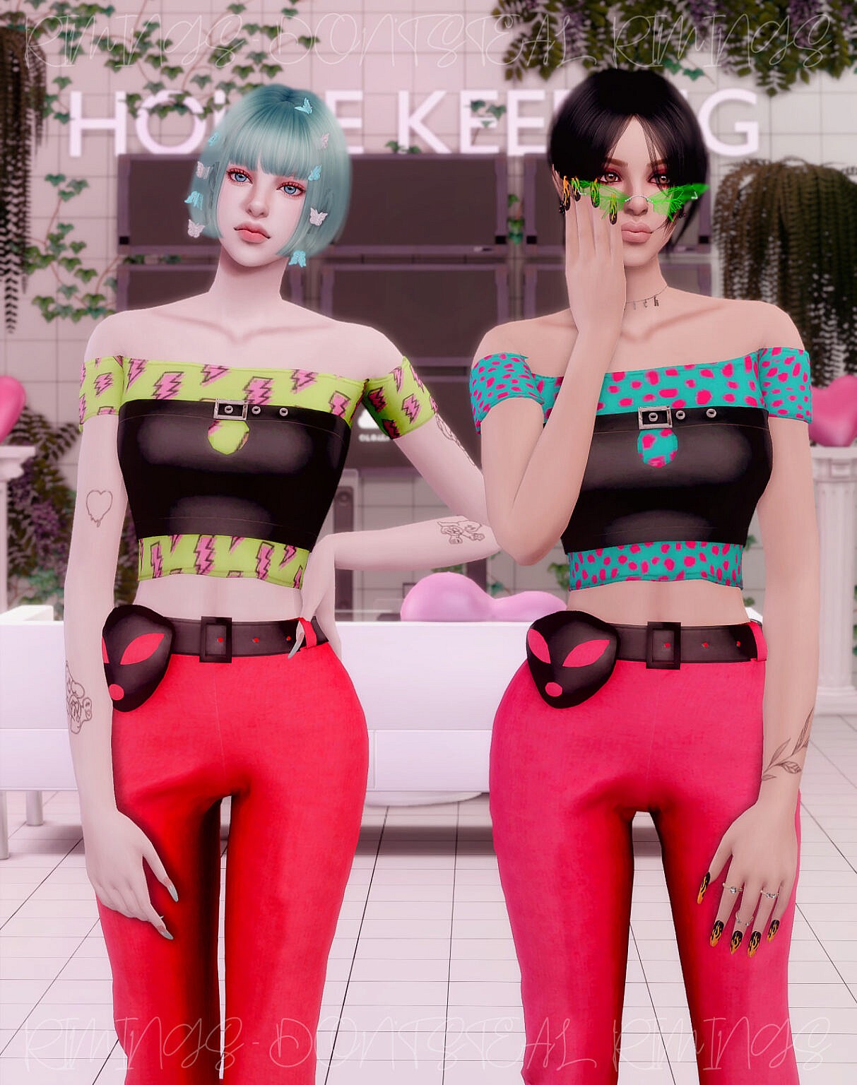 K Pop Alien Outfit Lee Suhyun At Rimings Sims Updates