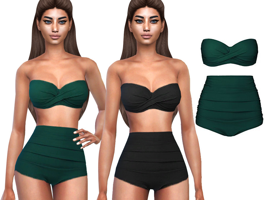 High Waisted Swimsuits By Saliwa At Tsr Sims Updates