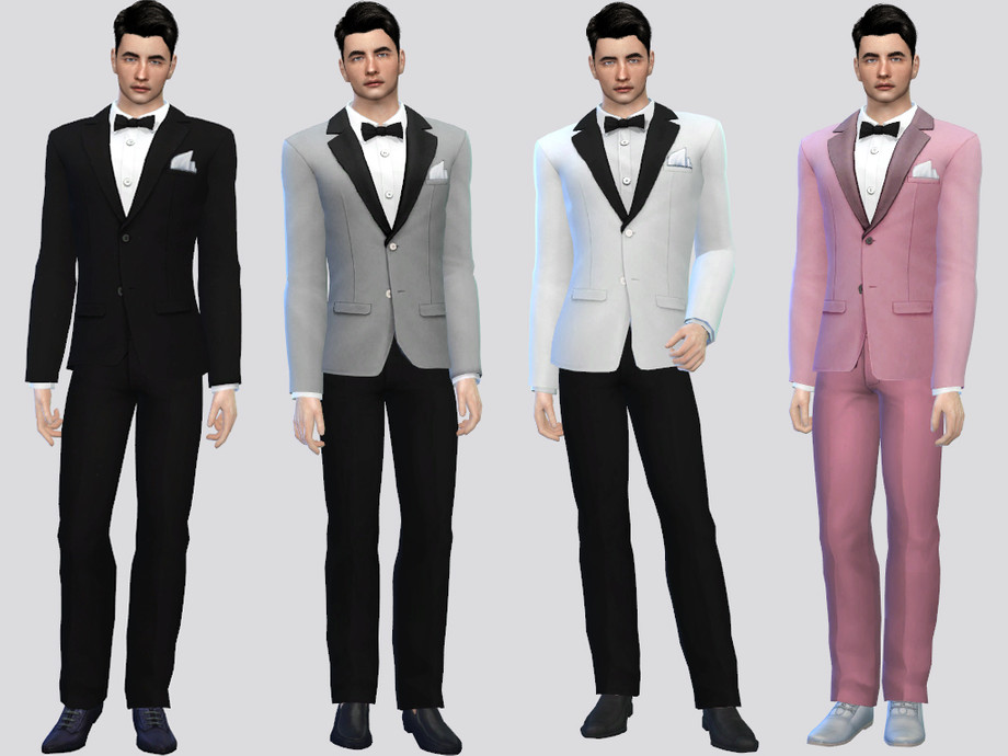 Sims History Challenge Cc Finds Tuxedo For Men Sims Male Clothes Vrogue