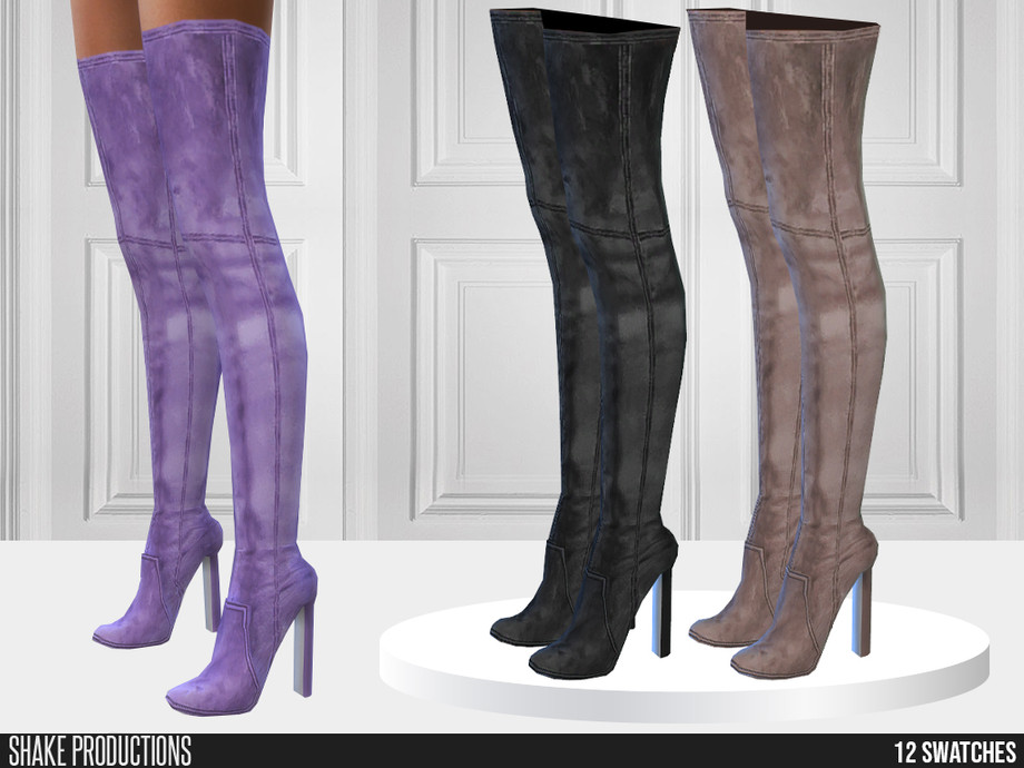 High Heeled Boots By Shakeproductions At Tsr Sims Updates