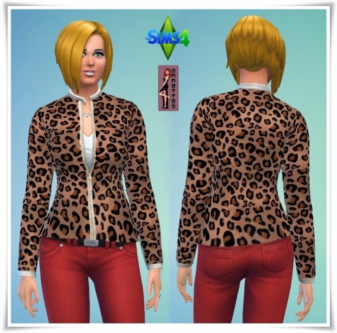Fur Jacket at Annett’s Sims 4 Welt » Sims 4 Updates