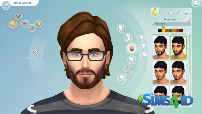 Sims 4 Beard Full at The Sims 4 ID