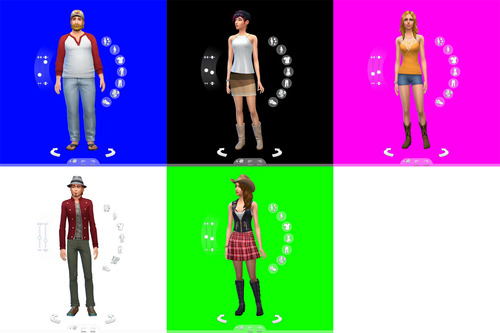 Sims 4 Custom CAS Backgrounds 19 flavours! by LumiaLover Sims