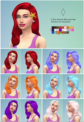 Mermaid hair recolors at Simmiane
