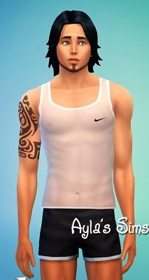 Transparent shirt for males at Ayla’s Sims