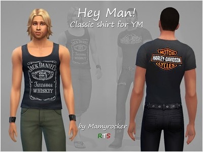 Hey Man! classic t-shits by mamyrocker at Beware Of That Sim