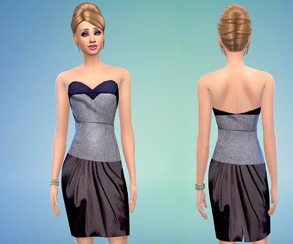 Sims 4 Fall inspired outfit (dress) at Ecoast