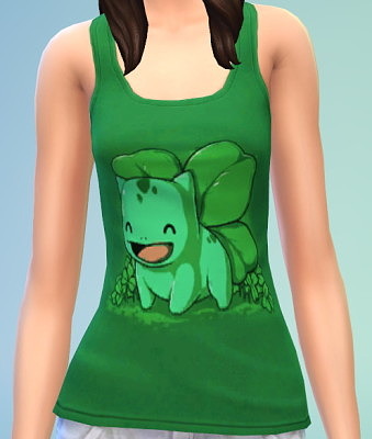 Default Replacement Tank Top Bulbasaur at Nilly’s Randomness