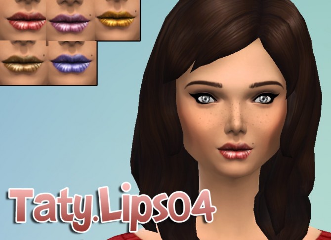 Sims 4 Two new lipsticks at Taty – Eámanë Palantír