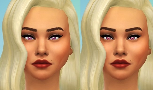 Sims 4 Pink & Purple Non Default Eyes at Seventhecho