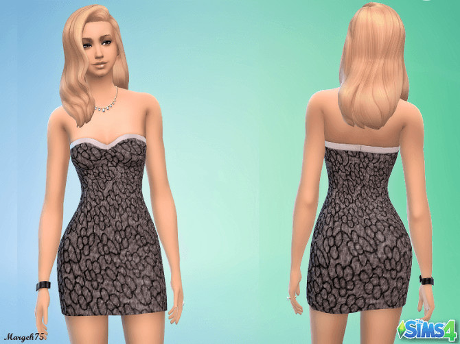 Flower Lace Mini Dress by Margeh75 at Sims 3 Addictions