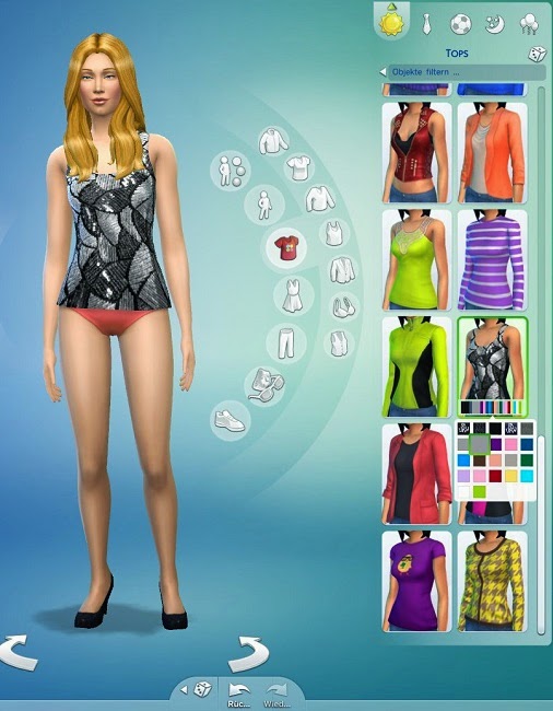 Sims 4 2 pieces outfit by Michaela P. at 19 Sims 4 Blog