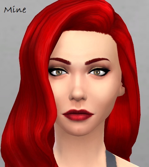 Sims 4 Non default Dark Red Low Sheen lipstick at KBSimmer