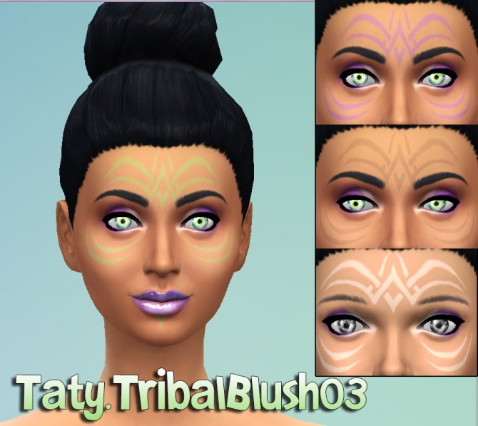 Sims 4 Tribal blush 03 at Taty – Eámanë Palantír