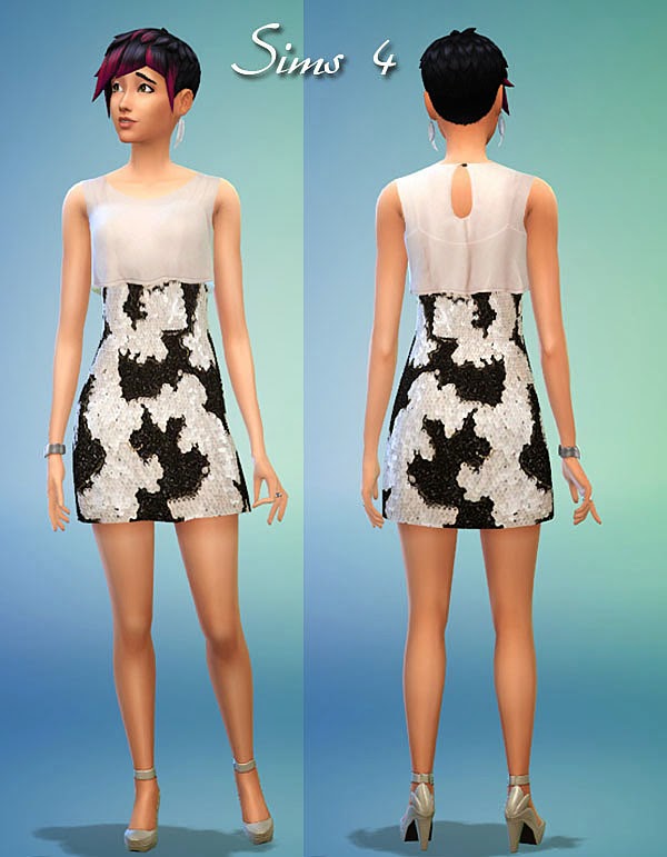 Sims 4 Plata Yoko dresses by Pilar at SimControl