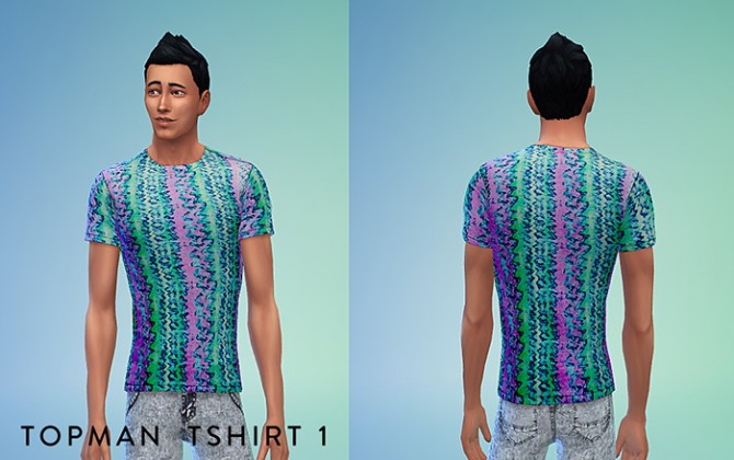 Sims 4 Topman Tshirt Set at Sims 4 Sweetshop