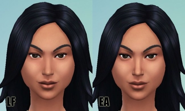 Female Face Skin V1 Default At Lightfire Simblr &187 Sims 4.