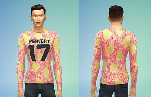 Sims 4 Jersey Sweaters Set #1 (Non Default) at Sims 4 Sweetshop