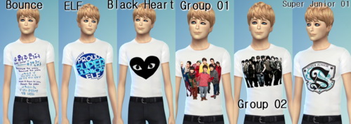 Sims 4 13 Non default Super Junior Recolors at Darkiie Sims4