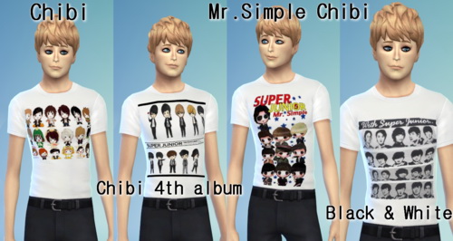 Sims 4 13 Non default Super Junior Recolors at Darkiie Sims4