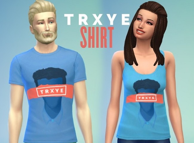 Sims 4 TRXYE shirt at Matt In Simblrland