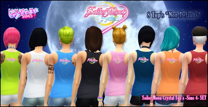 Sims 4 Sailor Moon Crystal Top’s at Gabymelove Sims