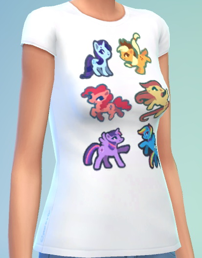 Sims 4 T Shirts of art by Queerly at SimFeetUnder