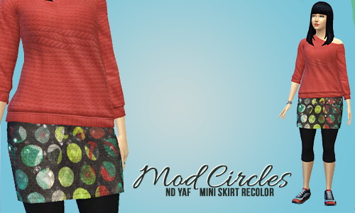 Sims 4 Non default patterned recolors of the glitter mini skirt at Simply Simblr