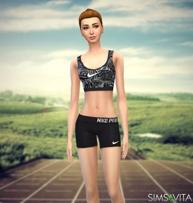 Athletic Pro Shorts  By Luciap25 at Sims Vita