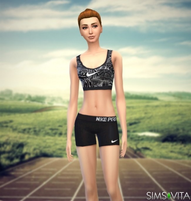 Sims 4 Athletic Pro Shorts  By Luciap25 at Sims Vita