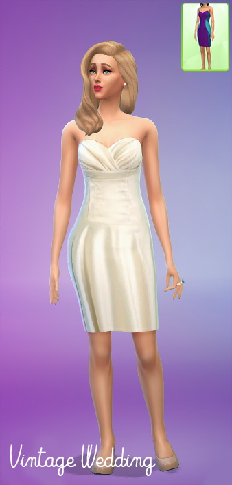 Sims 4 4 dresses set at In a bad Romance
