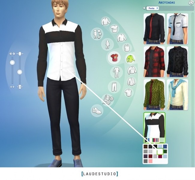 Sims 4 ChenChen Basic Shirt for males at Laude Studio