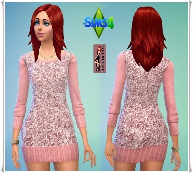 Sims 4 Sweater Dresses at Annett’s Sims 4 Welt
