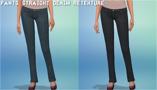 Sims 4 Denim retexture 4 colors at Niles Edge