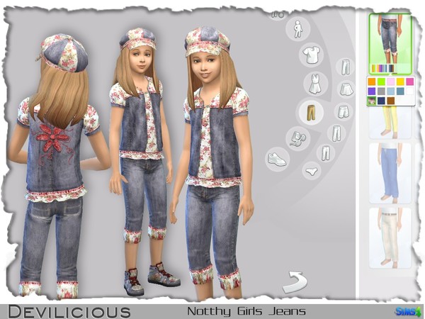 Sims 4 Notthy Girls clothes set by Devilicious at TSR