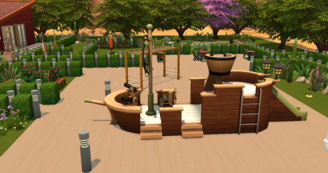 Sims 4 Updated Park Sand flowers at Sims 3 Game