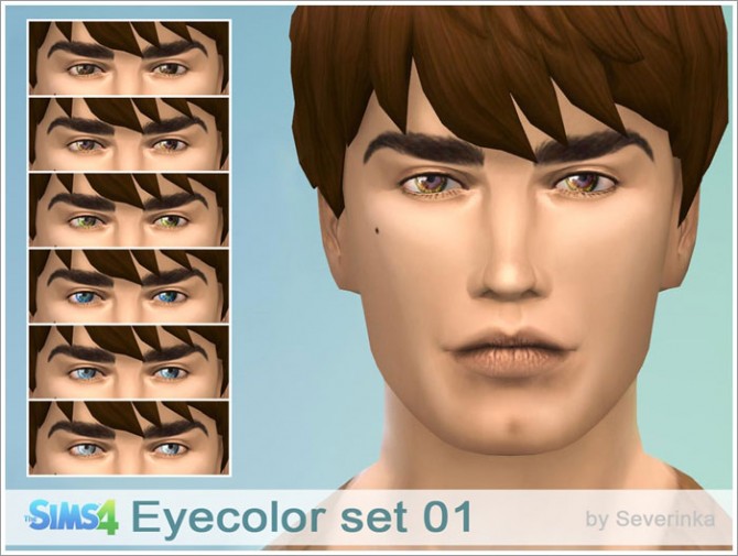 Sims 4 Eyecolor set 01 at Sims by Severinka