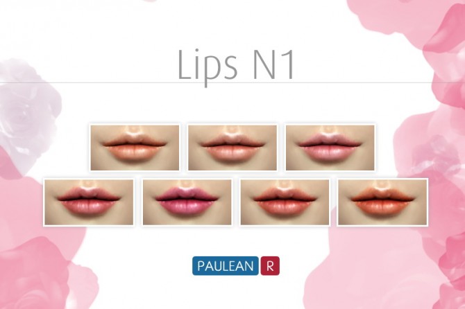 Sims 4 Lips N1 at Paulean R