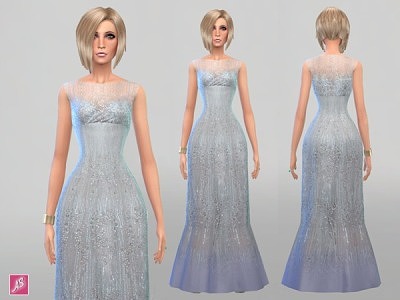 Grace Gown (New Mesh) by Alexandra_Sine at The Sims Resource