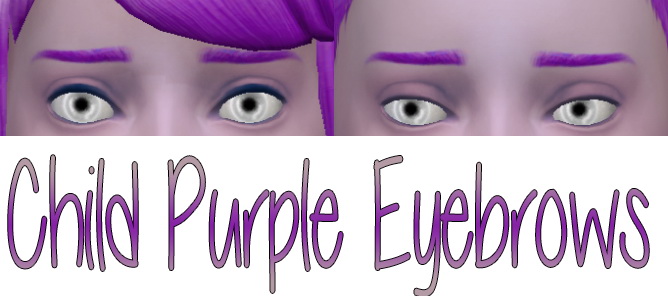 Sims 4 Teal and pink hairs and eyebrows at Star’s Sugary Pixels