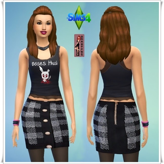 Sims 4 Tops & Skirt by Annett85 at Annett’s Sims 4 Welt