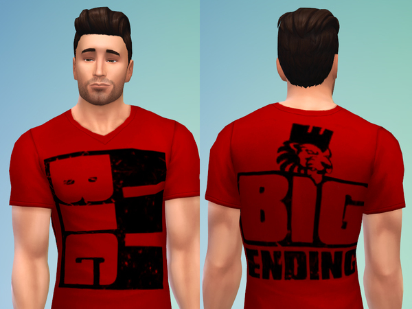 Sims 4 WWE Shirts Set 4 by MilanRKO at TSR