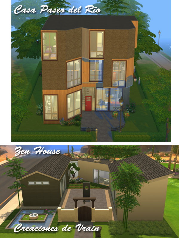 Sims 4 Floral dress and houses at SimControl