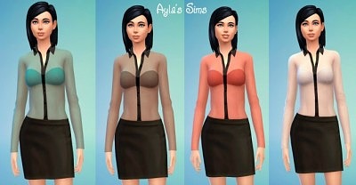 Transparent Blouse at Ayla’s Sims