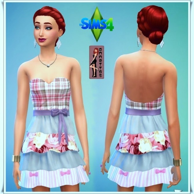 Sims 4 Colorful Dresses by Annett85 at Annett’s Sims 4 Welt