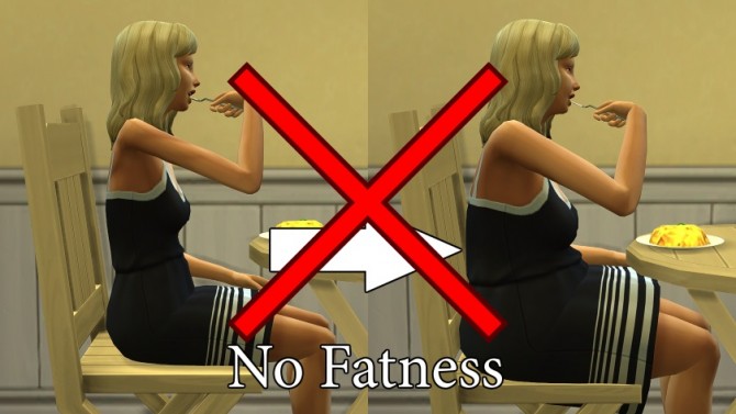 Sims 4 No Fatness / No Muscles MOD by scripthoge at Mod The Sims